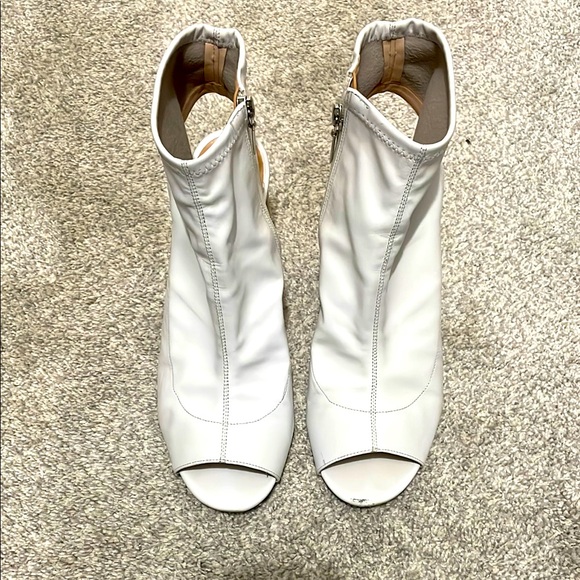 Schutz Heeled Peep Toe Booties - Picture 4 of 12